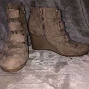 Dana Buchman (Target) - Wedge Booties Size 8 1/2